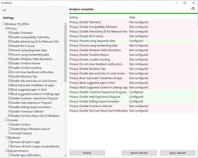 Ta orodja vam bodo pomagala pri temeljitem nadzoru zasebnosti v sistemu Windows 10