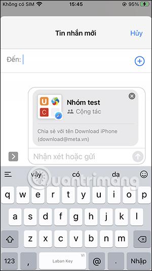 Instruktioner för att dela Safari-flikgrupper på iPhone