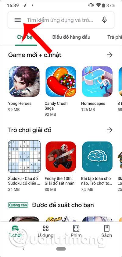 Hvernig á að virkja barnaeftirlit í Google Play Store