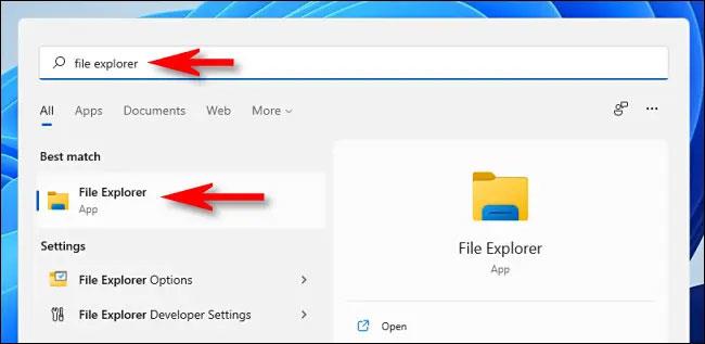 A File Explorer Windows 11 rendszeren való megnyitásának módjainak összefoglalása
