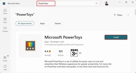Sådan installeres Microsoft PowerToys på Windows 11