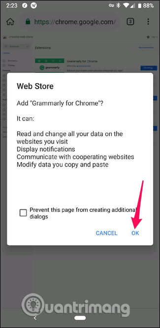 Slik installerer du Chrome-utvidelsen på Android