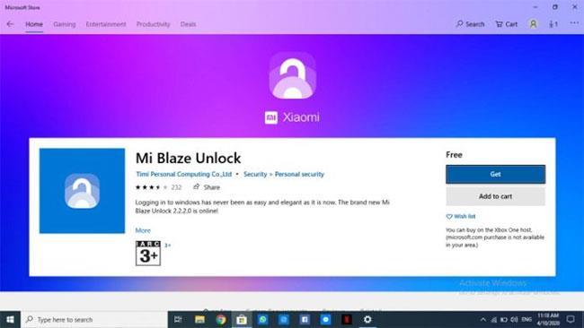 Windows-kannettavan lukituksen avaaminen Mi Band 3:lla/Mi Band 4:llä