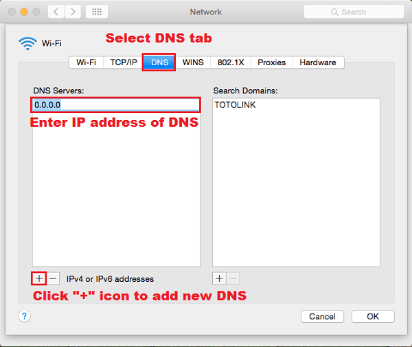 Instruktioner för att byta DNS-server på Windows, Mac, iOS och Android