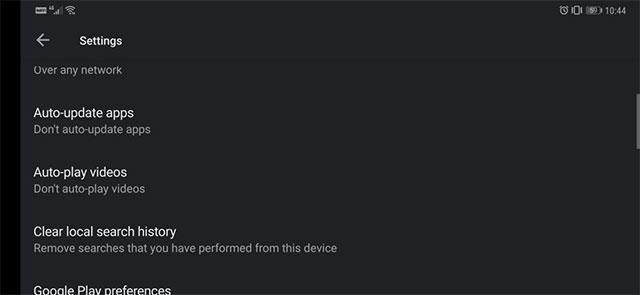 Kuinka kytkeä videoiden automaattinen toisto pois päältä Google Play Kaupassa