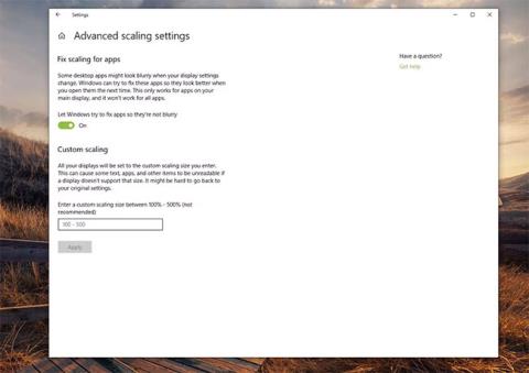 Hvernig á að nota Windows 10 DPI Fix tólið til að laga óskýran texta