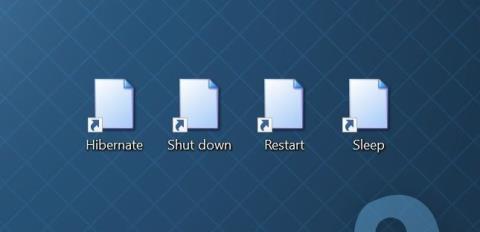 Створіть ярлик для вимкнення, перезавантаження комп’ютера... на екрані робочого столу Windows 10