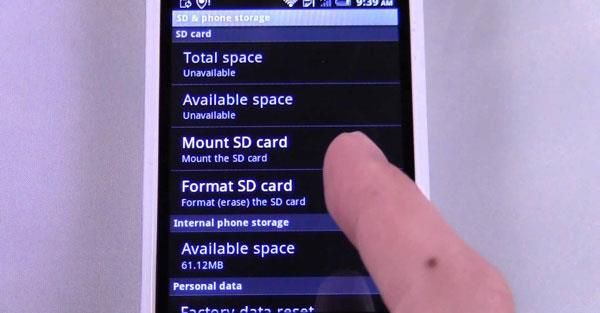 Hur man formaterar minneskort direkt på Android-telefon