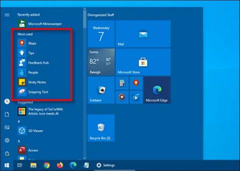 Πώς να αποκρύψετε τη λίστα των πιο χρησιμοποιούμενων εφαρμογών στο μενού Έναρξη των Windows 10