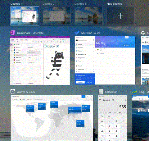 Sådan omdøbes virtuelt skrivebord i Windows 10
