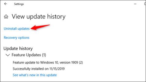 Sådan gendanner du data efter opdatering af Windows 10 KB4532693