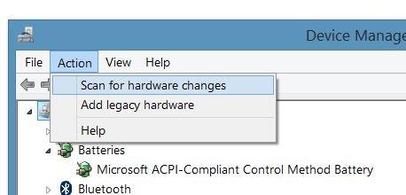 Chyba při ztrátě ikony baterie na hlavním panelu systému Windows 10/8/7