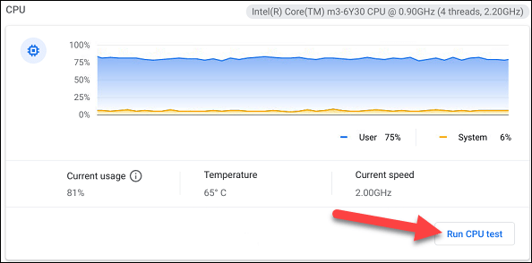 Diagnostikas lietojumprogrammas izmantošana Chromebook datorā