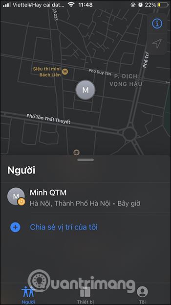 Kaip tiksliai nustatyti kieno nors kito iPhone vietą