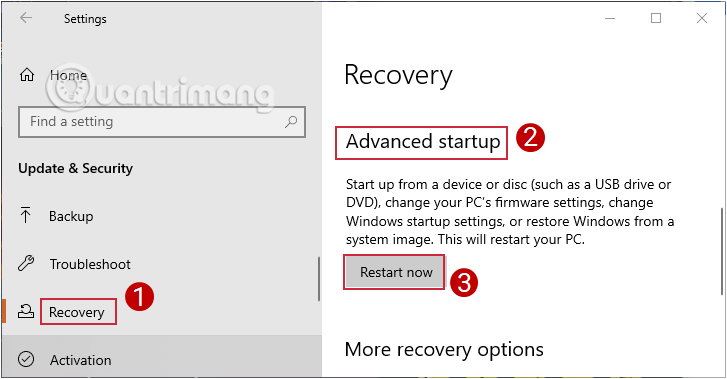 Sådan kommer du ind i BIOS (UEFI) på Windows 10, hvordan du løser fejlen ved ikke at kunne komme ind i BIOS Win 10