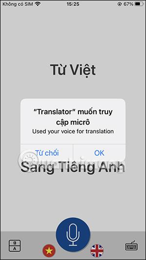 Kaip naudoti momentinį balso vertimą balsui išversti telefone