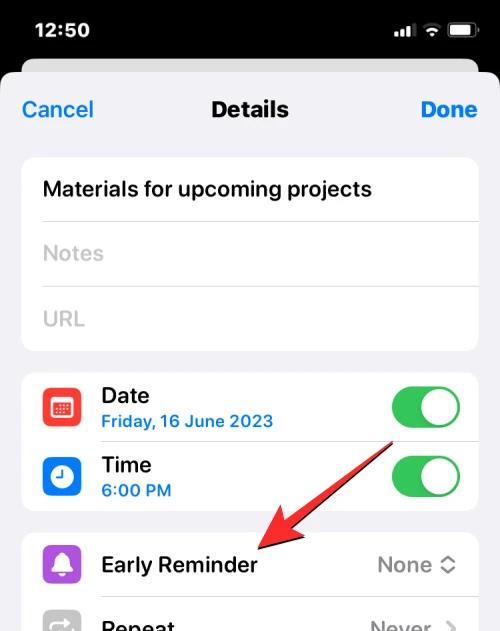 Jak nastavit včasná upozornění na připomenutí na iOS 17