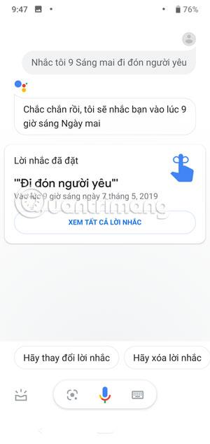 Užitečné vietnamské příkazy Google Assistant, které můžete použít