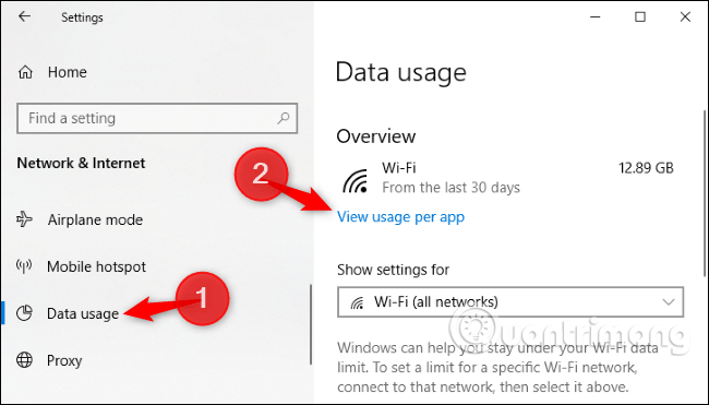 Sådan ser du netværksbrugsapplikationer på Windows 10