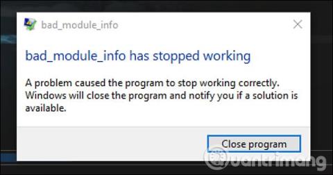 Як виправити помилку Bad_Module_Info у Windows 10