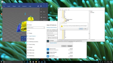 Ohjeet 3D Builder -sovelluksen poistamiseen kokonaan Windows 10:stä