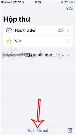 Jak vyvolat odeslané e-maily na iOS 16