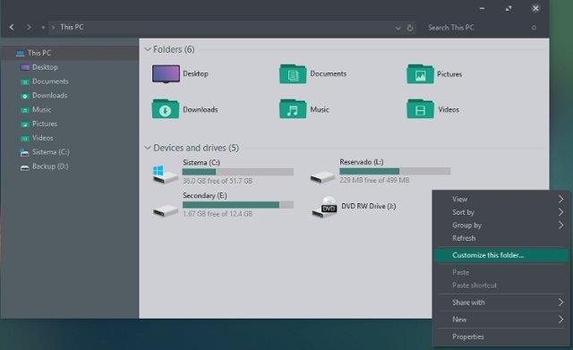 10 Dark Theme pro Windows 10