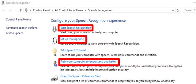 Hur man ställer in röstigenkänning i Windows 10