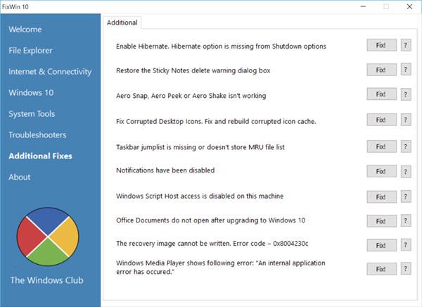 Åtgärda Windows 10-fel med bara ett klick med FixWin