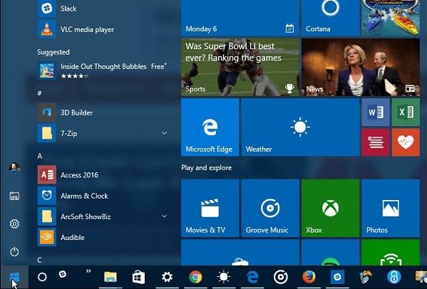 Ráð til að sérsníða gagnsæi Start Menu í Windows 10