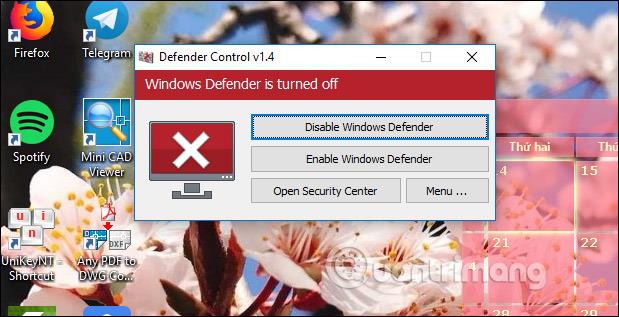 Vypněte Windows Defender (zabezpečení Windows) v systému Windows 10, Windows 11