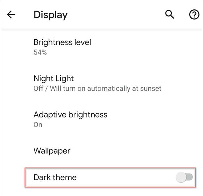 Πώς να ενεργοποιήσετε το Dark Theme σε όλο το σύστημα στο Android 10