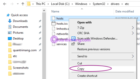 Jak upravit soubor hosts v systému Windows 10