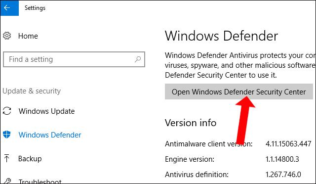 Hvad er nyt i Windows Defender i Windows 10 April 2018 Update?