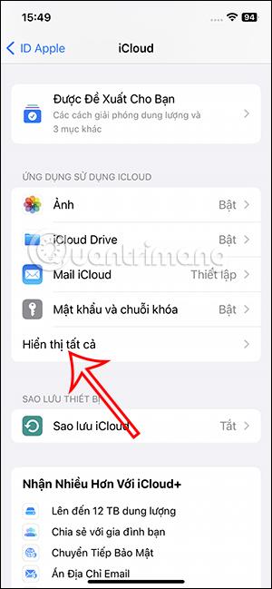 Pokyny pro synchronizaci zpráv na iCloud na iPhone