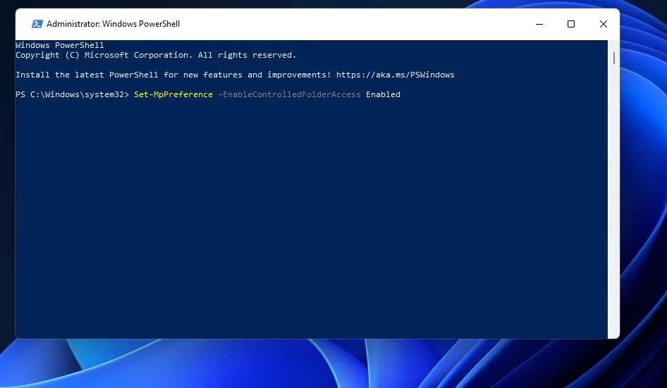 Controlled Folder Access ransomware -ominaisuuden ottaminen käyttöön Windows 10/11:ssä