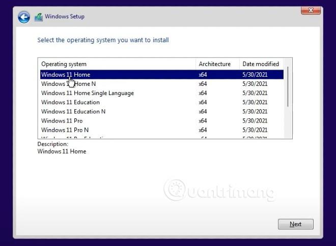 Navodila za namestitev sistema Windows 11, namestitev sistema Windows 11 z uporabo datoteke ISO