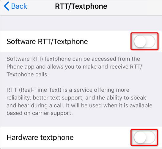 Kā iPhone tālrunī izslēgt RTT funkciju