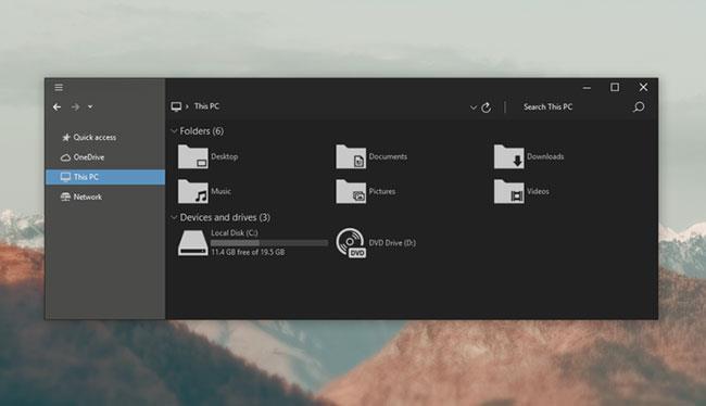 10 mørkt tema til Windows 10