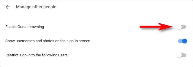 Jak vypnout používání hosta na Chromebooku