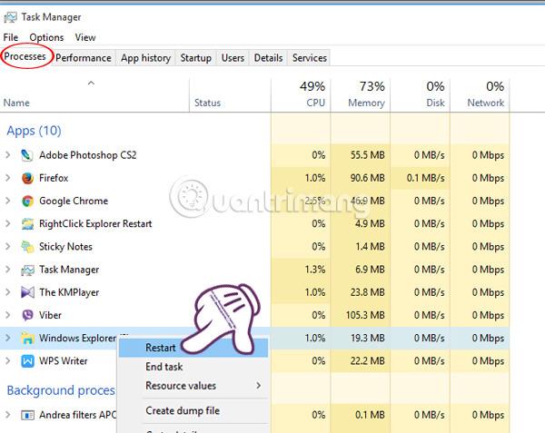 Як повернути значок гучності, який зник на панелі завдань Windows 10?