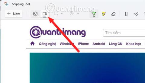 Leiðbeiningar um upptökuskjá með því að nota Snipping Tool á Windows 11
