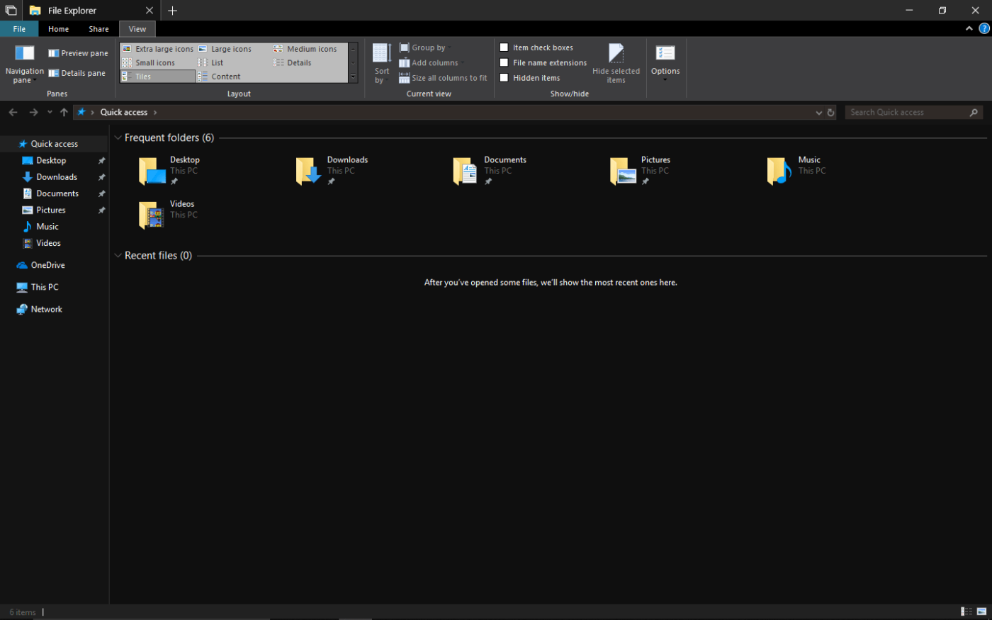 Sådan aktiveres Dark Theme for File Explorer på Windows 10