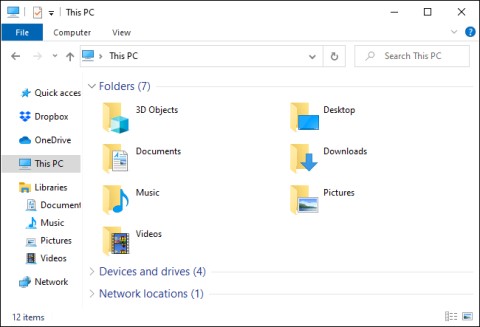 Kako uporabljati File Explorer brez miške v sistemu Windows 10