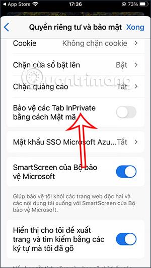 Hvordan sikre Microsoft Edge private faner