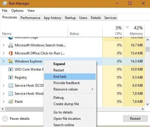 Sådan løses fejlen "Kunne ikke finde dette element" i Windows 10