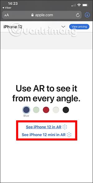 Izmantojiet 3 iPhone 12 versijas, izmantojot Apple AR kameru