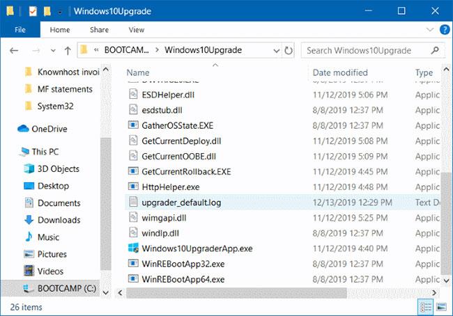 Як безпечно видалити папку Windows10Upgrade у Windows 10