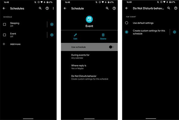 A csendes mód automatikus be- és kikapcsolása Androidon
