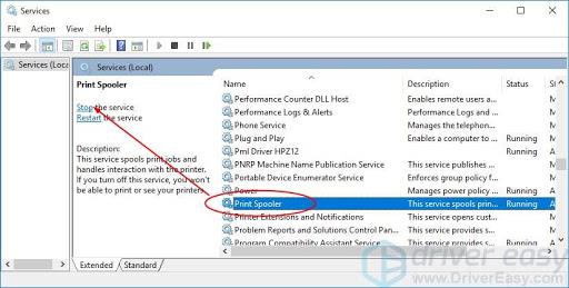 Виправити помилку Служба спулера друку не працює в Windows 10, 8.1, 7